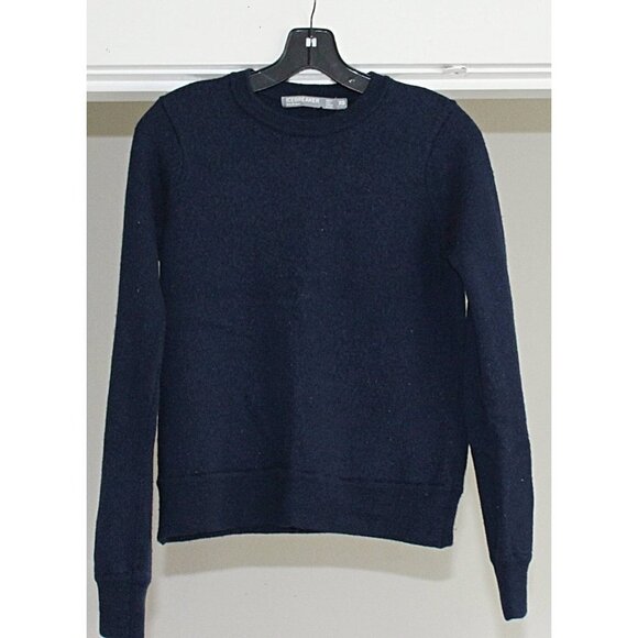Icebreaker - Shearer Mid-Weight Merino Wool Crew Neck Sweatshirt, , Navy XS - Picture 2 of 9